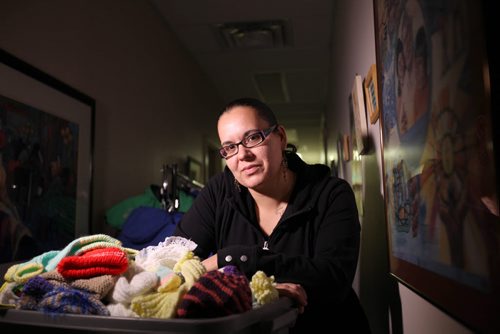 United Way story.  Portrait of Amy Linklater with the Pregnancy and Family Support Services on Spence.    Nov 12, 2015 Ruth Bonneville / Winnipeg Free Press