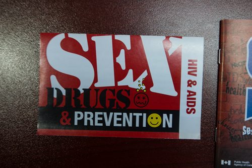 Some pamphlets from the Sexuality Education Resource Centre. 151112 - Thursday, November 12, 2015 -  MIKE DEAL / WINNIPEG FREE PRESS