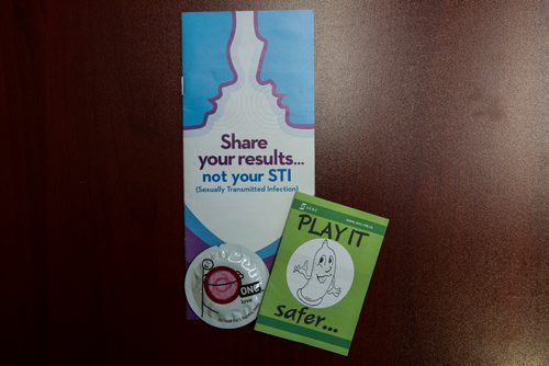 Some pamphlets from the Sexuality Education Resource Centre. 151112 - Thursday, November 12, 2015 -  MIKE DEAL / WINNIPEG FREE PRESS