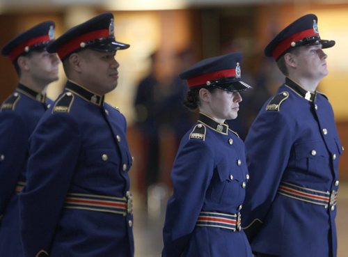 Winnipeg Police Service Recruit Class #158 Friday afternoon at Minto Armoury  21 officers graduated from recruit class #158 and #158 Lateral-Nov 13, 2015   (JOE BRYKSA / WINNIPEG FREE PRESS)