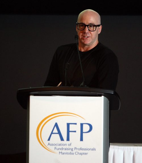 The Association of Fundraising Professionals Manitoba (AFP) will recognize outstanding philanthropists, volunteer fundraisers, corporations, and foundations for their generosity and thoughtful contributions at the Manitoba Philanthropy Awards luncheon being held at the Metropolitan Event Centre today. Outstanding fundraising volunteer - Ace Burpee.  BORIS MINKEVICH / WINNIPEG FREE PRESS  NOV 13, 2015