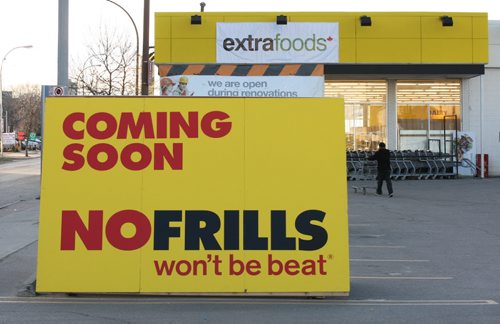 Extra Foods on Goulet will change to a No Frills store soonSee Biz story Nov 13, 2015   (JOE BRYKSA / WINNIPEG FREE PRESS)