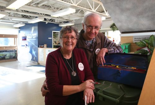 Winnipeg Harvest Project. Joan Yaskiw and Marcel Yaskiw (husband and wife),  started volunteering together at Harvest after they retired. She works at reception while he doe general maintenance work. See story. Nov 13, 2015 Ruth Bonneville / Winnipeg Free Press