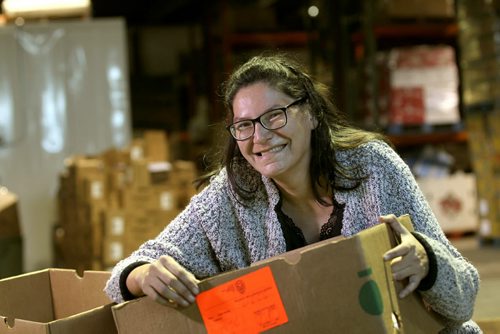 Winnipeg Harvest Project. Longtime Harvest volunteer - Tiffany Mamakeesic who works sorting hygiene items that are distributed to special service throughout the city.   See story. Nov 13, 2015 Ruth Bonneville / Winnipeg Free Press