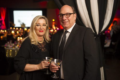 DAVID LIPNOWSKI / WINNIPEG FREE PRESS 151114  (L-R) Dr. Barry and Mrs. Sharon Weinstein   at the Dare to Smile Gala at the Canadian Museum for Human Rights Saturday November 14, 2015.  for the Social Page