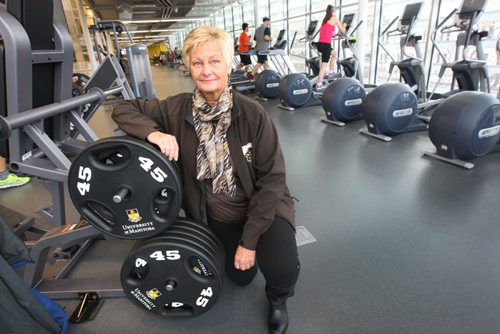 Coleen Dufresne was elected as an assessor on the Executive Committee of the International University Sports Federation- She poses for photograph inside the new 100,000 square foot Active Living Centre on U o M campus- See  Tim Campbell storyNov 18, 2015   (JOE BRYKSA / WINNIPEG FREE PRESS)