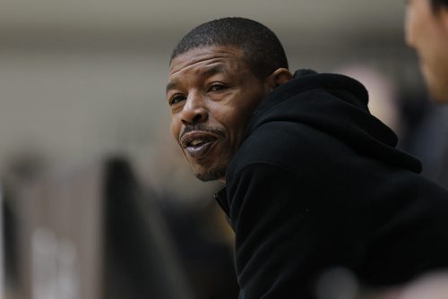 Former Toronto Raptor Muggsy Bogues at U of M Saturday as part of the nationwide NBA All-Star 2016 program that will bring the excitement of All-Star to 14 Canadian cities in 10 provinces from November through February. Sports Standup photo Nov 21, 2015 Ruth Bonneville / Winnipeg Free Press