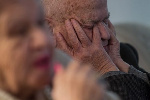 Oscar and Cesia Abramowitch are celebrating their 70th wedding anniversary. The couple were married in a German concentration camp and moved to Winnipeg after the war. 151123 - Monday, November 23, 2015 -  MIKE DEAL / WINNIPEG FREE PRESS