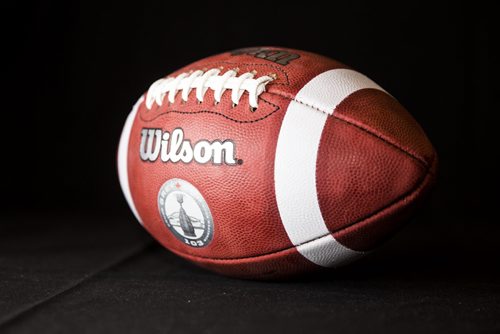 CFL official Grey Cup football in Winnipeg on Wednesday, Nov. 25, 2015.   (Mikaela MacKenzie/Winnipeg Free Press)