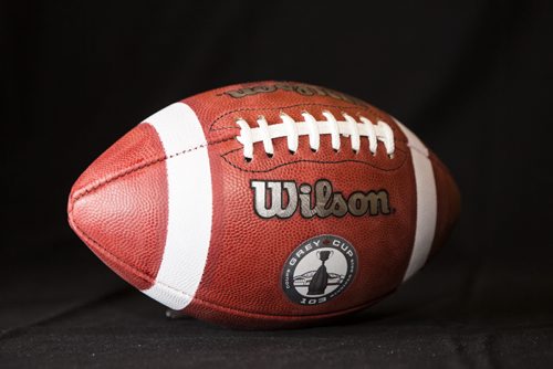 CFL official Grey Cup football in Winnipeg on Wednesday, Nov. 25, 2015.   (Mikaela MacKenzie/Winnipeg Free Press)