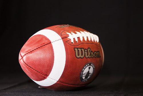 CFL official Grey Cup football in Winnipeg on Wednesday, Nov. 25, 2015.   (Mikaela MacKenzie/Winnipeg Free Press)