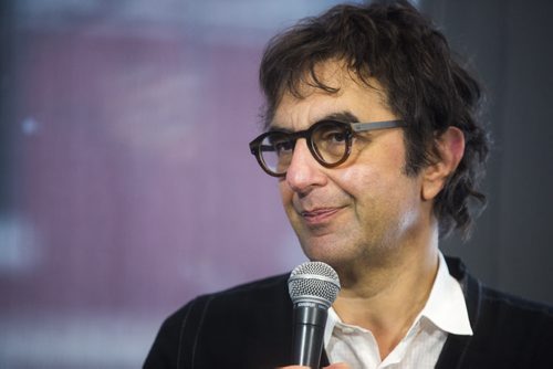 Canadian movie director Atom Egoyan speaks at the Winnipeg Free Press News Cafe in Winnipeg on Wednesday, Nov. 25, 2015.   (Mikaela MacKenzie/Winnipeg Free Press)