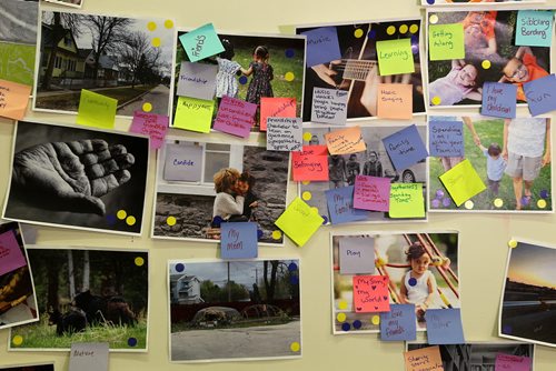 Followup on The Winnipeg Boldness Project,  an initiative to better the lives of residents of North Point Douglas by seeking the input of the residents themselves.  Photos of idea boards put forth by organizations in the community that are the building blocks to implementing projects to help the community.   Nov 26, 2015 Ruth Bonneville / Winnipeg Free Press