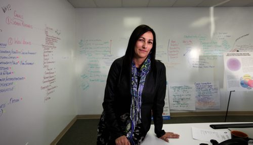 Followup on The Winnipeg Boldness Project,  an initiative to better the lives of residents of North Point Douglas by seeking the input of the residents themselves.  Photos of Diane Roussin with the project who heads up many initiatives put forth by the community.  Nov 26, 2015 Ruth Bonneville / Winnipeg Free Press