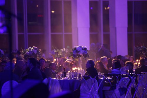 People eat and mingle in the new section of the RBC Convention Centre at a Grey Cup gala dinner in Winnipeg on Saturday, Nov. 28, 2015.   (Mikaela MacKenzie/Winnipeg Free Press)