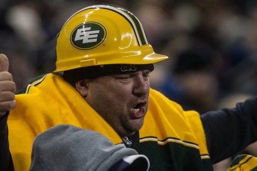 Fans react in the second quater of the Grey Cup championship game against the Edmonton Eskimos and the Ottawa Redblacks in Winnipeg, November 29, 2015. 151129 - Sunday, November 29, 2015 -  MIKE DEAL / WINNIPEG FREE PRESS