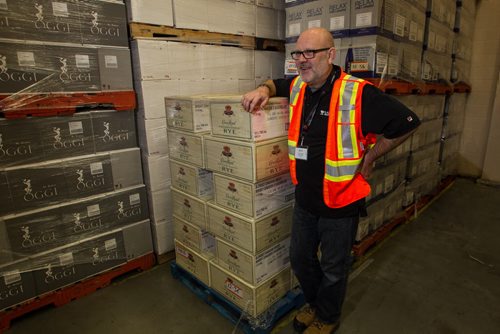 Manitoba Liquor & Lotteries CEO John Stinson at the Buffalo Place Distribution Centre. 151203 - Thursday, December 3, 2015 -  MIKE DEAL / WINNIPEG FREE PRESS