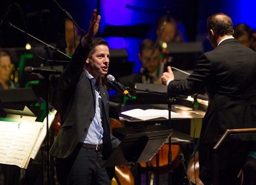 December 6, 2015 - 151206  -  Mayor Brian Bowman narrates Twas A Night Before Christmas at A Prairie Christmas with the WSO at the Centennial Concert Hall Sunday, December 6, 2015. John Woods / Winnipeg Free Press