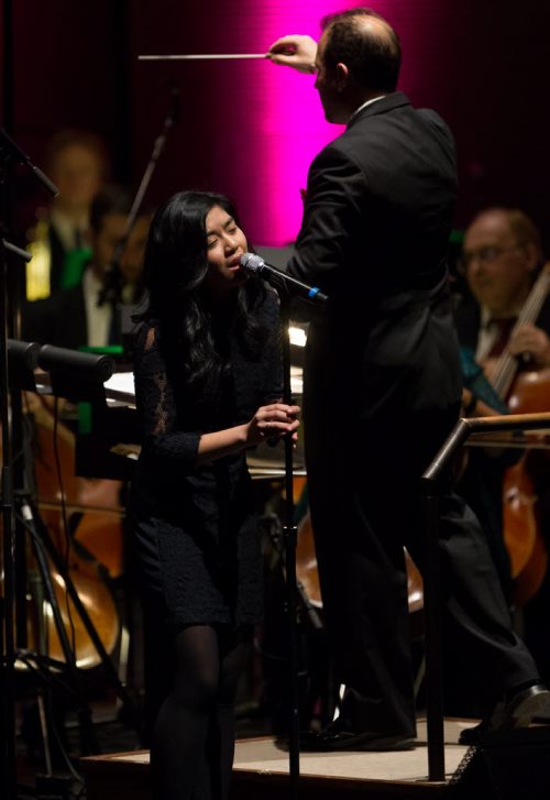 December 6, 2015 - 151206  -  Maria Aragon performs at A Prairie Christmas with the WSO at the Centennial Concert Hall Sunday, December 6, 2015. John Woods / Winnipeg Free Press