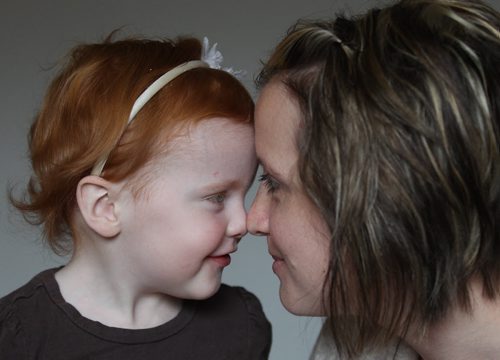 Holly Hamm and her two year old daughter Kara in Winkler, Manitoba. Kara was diagnosed with a lung disease before she was born and was treated with surgery. She is now a healthy and happy two year old. As many as 40 per cent of children born with this condition were dying, but a Winnipeg surgeon has cut that down significantly thanks to his surgical technique.- See Kevin Rollason storyDec 08, 2015   (JOE BRYKSA / WINNIPEG FREE PRESS)