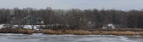 49.8  OLD BOATS. The Lady Winnipeg near the Red River just south of the Howard Pawley Bridge.  Bill Redekop story   Wayne Glowacki / Winnipeg Free Press Dec. 8  2015