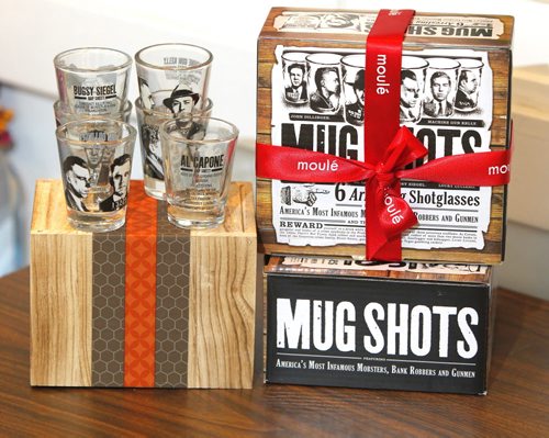 INTERSECTION - Annual goofy gift guide- Moule, 443 Academy Rd.- Mobster shot glasses . BORIS MINKEVICH / WINNIPEG FREE PRESS DEC 10, 2015