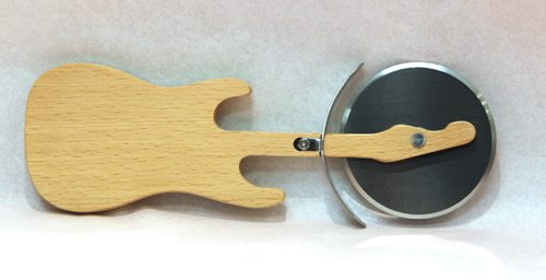 INTERSECTION - Annual goofy gift guide- Creative Paper Gallery, 1437 Corydon Ave. -  Guitar pizza cutter. BORIS MINKEVICH / WINNIPEG FREE PRESS DEC 10, 2015