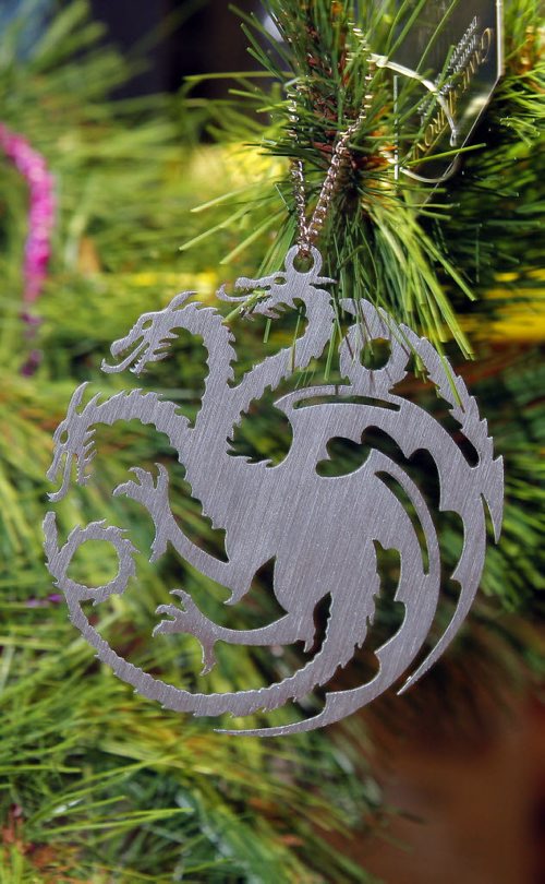 INTERSECTION - Annual goofy gift guide- Pylon, Polo Park - shots of the Game of Thrones Xmas ornaments. BORIS MINKEVICH / WINNIPEG FREE PRESS DEC 10, 2015