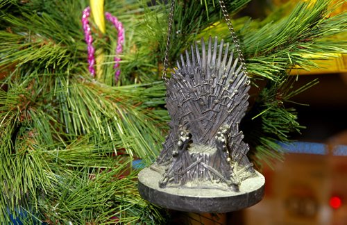 INTERSECTION - Annual goofy gift guide- Pylon, Polo Park - shots of the Game of Thrones Xmas ornaments. BORIS MINKEVICH / WINNIPEG FREE PRESS DEC 10, 2015