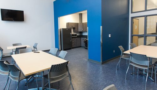 A tour of the new Winnipeg Police Service Headquarters at 245 Smith Street. One of several lunch rooms located throughout the HQ building. 151214 - Monday, December 14, 2015 -  MIKE DEAL / WINNIPEG FREE PRESS