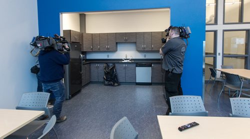 A tour of the new Winnipeg Police Service Headquarters at 245 Smith Street. One of several lunch rooms located throughout the HQ building. 151214 - Monday, December 14, 2015 -  MIKE DEAL / WINNIPEG FREE PRESS