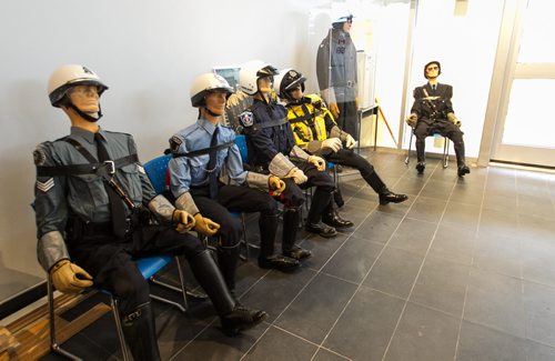 A tour of the new Winnipeg Police Service Headquarters at 245 Smith Street. Some mannequins that have yet to be put on display in the new Police Museum which will open for the public in the summer. 151214 - Monday, December 14, 2015 -  MIKE DEAL / WINNIPEG FREE PRESS