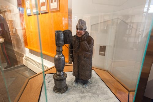 A tour of the new Winnipeg Police Service Headquarters at 245 Smith Street. A display in the new Police Museum which will open for the public in the summer. 151214 - Monday, December 14, 2015 -  MIKE DEAL / WINNIPEG FREE PRESS