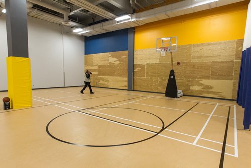 A tour of the new Winnipeg Police Service Headquarters at 245 Smith Street. Another gym that will allow officers to workout and play some basketball among other things. 151214 - Monday, December 14, 2015 -  MIKE DEAL / WINNIPEG FREE PRESS