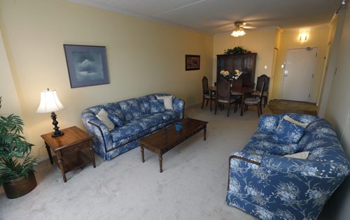 Homes. 80 Plaza Drive, Suite 2705. The living room and eating area. The realtor is Glen MacAngus.  Todd Lewys story Wayne Glowacki / Winnipeg Free Press Dec. 15   2015