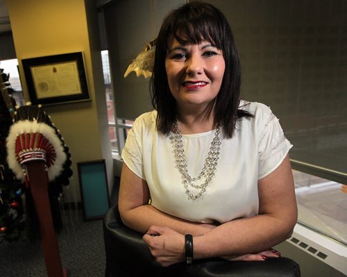 Cora Morgan, assembly of Manitoba Chiefs' children's advocate, see story on cfs prevention for Mary Agnes story. December 17, 2015 - (Phil Hossack / Winnipeg Free Press)