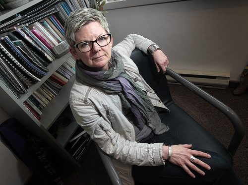 Mary Jo Bolton is the clinical director at Klinic. As part of the community health centres Life in Balance program, Klinic has been offering free mindful meditation sessions on Tuesdays to anyone who needs them. See Jenn Zorati's story. December 18, 2015 - (Phil Hossack / Winnipeg Free Press)