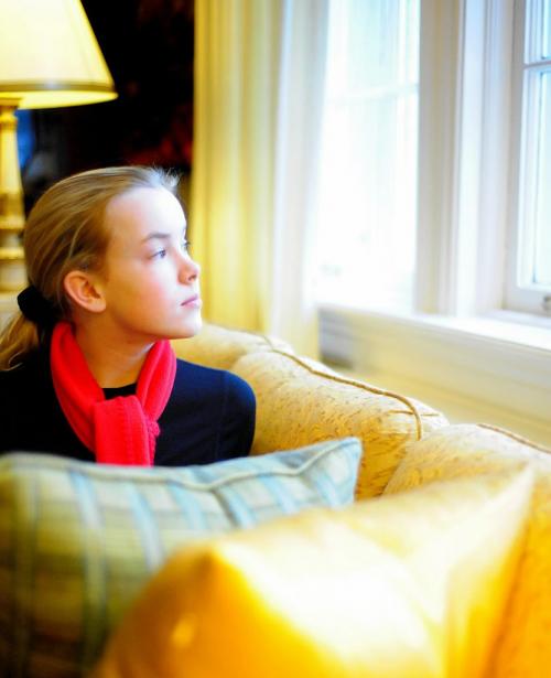 01/30/2008 - ottawa - 12 year old hannah taylor of winnipeg