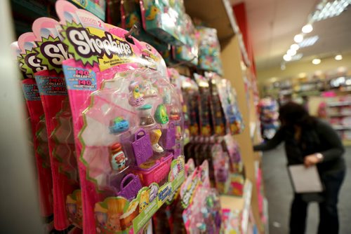 Shopkins inside the Showcase Store at Polo Park, Sunday, December 20, 2015. (TREVOR HAGAN/WINNIPEG FREE PRESS)