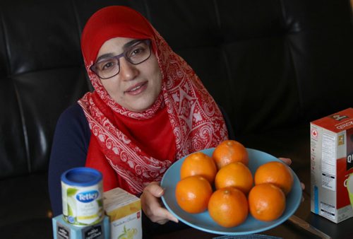 Alaa Eidah an international student here doing her PhD in nutrition and volunteered to teach the first Arabic cooking classes offered at Immigrant Centre next month with another Arabic nutritionistSee Carol Sanders story- Dec 23, 2015   (JOE BRYKSA / WINNIPEG FREE PRESS)