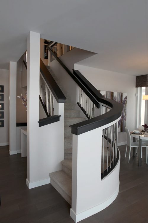 327 Stan Bailie Drive in South Point a A & S Home- Unique stairway to second level-See Todd Lewys story- Dec 28, 2015 (JOE BRYKSA / WINNIPEG FREE PRESS)