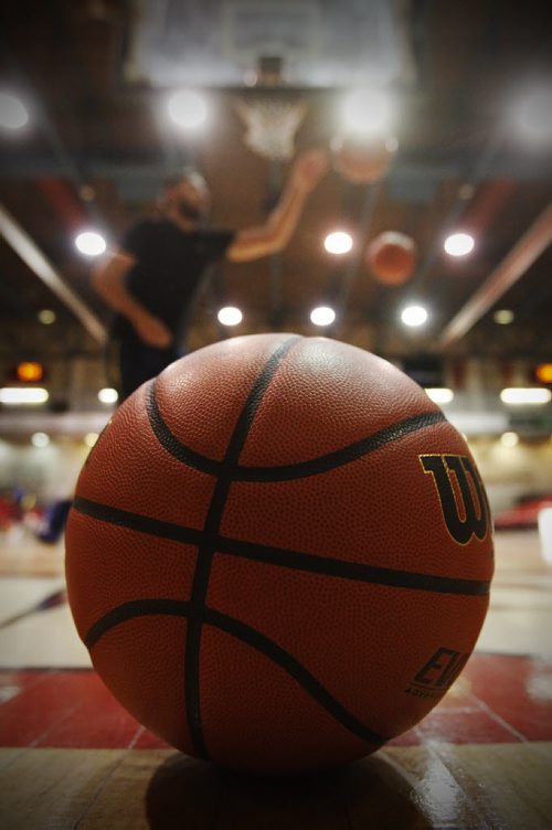 December 28, 2015 - 151228  - Northern Alberta Institute of Technology warm up prior to the opening game against the University of Winnipeg at the Wesmen Classic Monday, December 28, 2015.  John Woods / Winnipeg Free Press