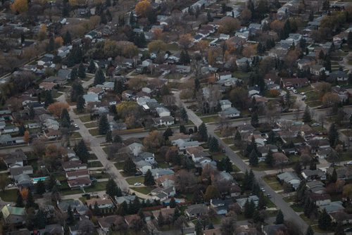 Winnipeg skyline aerial photos for the Red, Assiniboine, La Salle, and Seine River Project. 151026 - Monday, October 26, 2015 -  MIKE DEAL / WINNIPEG FREE PRESS