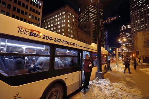 Bus fares rise: People returning to work Monday will have found Winnipeg Transit bus fares rose slightly with the new year. Regular cash fares are now $2.65, and bus ticket fares are $2.30, both increased by five cents. Monthly passes are now $88.55, up from $86.65 in 2015. Wayne Glowacki / Winnipeg Free Press Jan. 4 2016