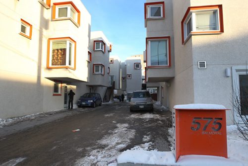 Condo development at 575 Balmoral Ave in Winnipeg-See story- Jan 04, 2016   (JOE BRYKSA / WINNIPEG FREE PRESS)