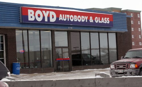 Boyd Autobody & Glass 3570 Portage Ave- See Biz Story- Jan 08, 2016   (JOE BRYKSA / WINNIPEG FREE PRESS)