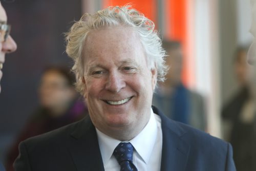 Former Quebec Premier Jean Charest was named Rail Relocation Task Force Chair at a news conference Thursday at The Forks. Mary Agnes story Wayne Glowacki / Winnipeg Free Press Jan. 14 2016