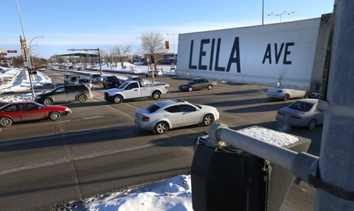 Winnipegs No. 1 collision intersection is Leila Ave. /McPhillips St.  with 2,326 collisions.    Wayne Glowacki / Winnipeg Free Press Jan. 14 2016