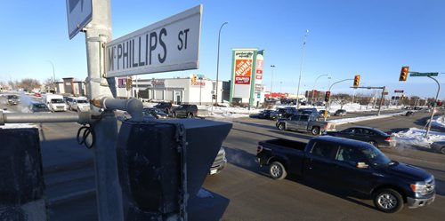 Winnipegs No. 1 collision intersection is Leila Ave. /McPhillips St.  with 2,326 collisions.    Wayne Glowacki / Winnipeg Free Press Jan. 14 2016