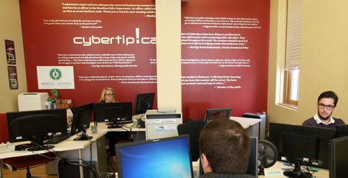 cybertip.ca. national call in/report center in Winnipeg Manitoba- The province announced a new law in Manitoba that will help victims of Revenge Porn to have images taken down quickly . -See Story- Jan 15, 2016   (JOE BRYKSA / WINNIPEG FREE PRESS)